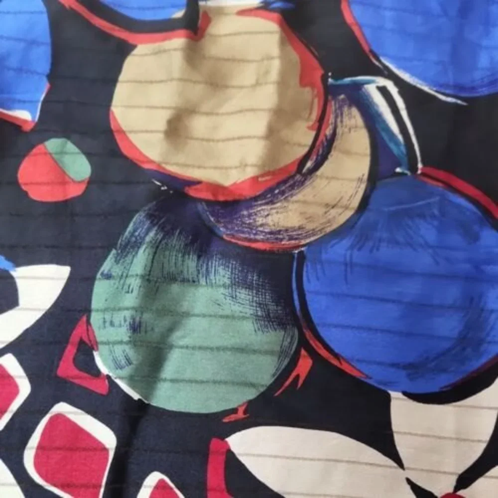 CHRISTIAN FISCHBACHER FLORAL  fruit soft bright colors‎ silk scarf 33×33